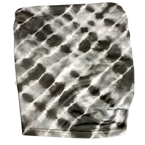 SHEIN Tie Dye Lace Up Backless Cami Top-Black Grey White - Picture 4 of 5